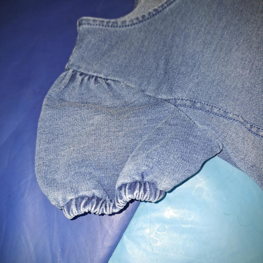 Habitual Denim Blue Casual Dress - Picture 3 of 8